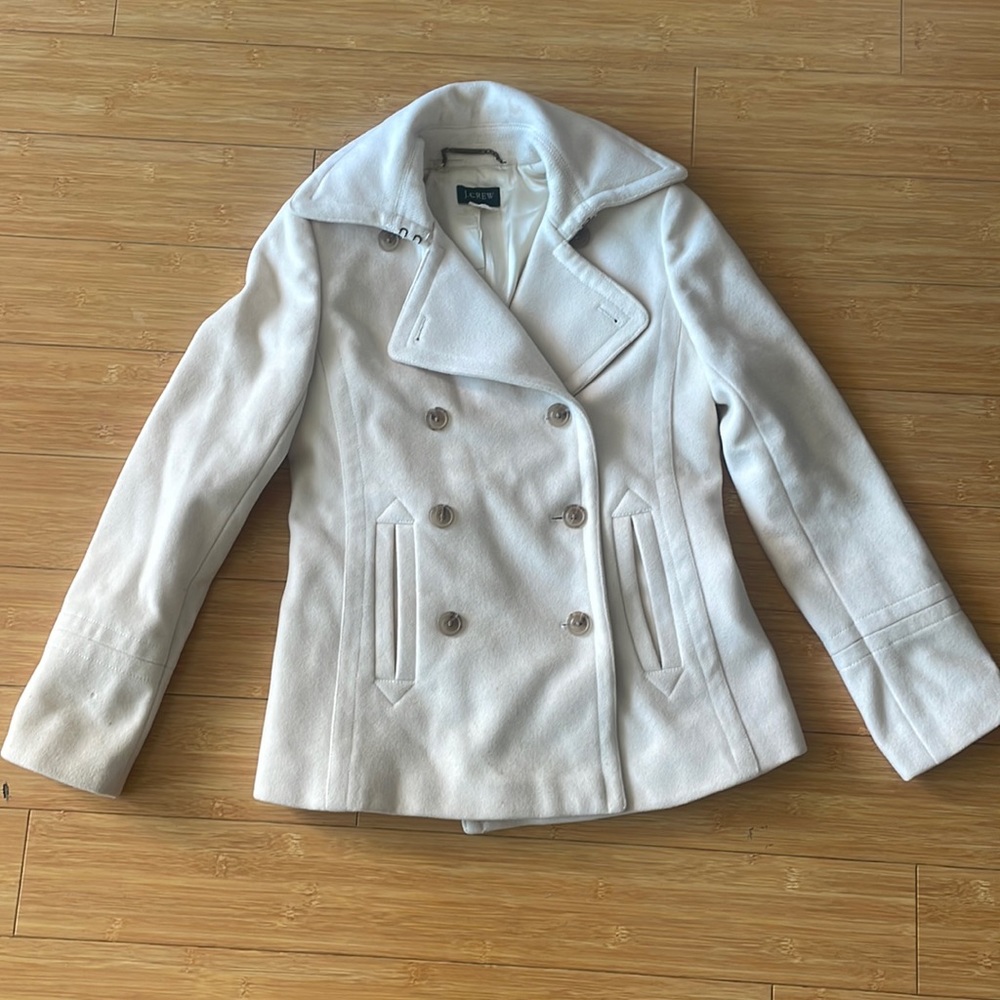 Double breasted J Crew wool pea coat